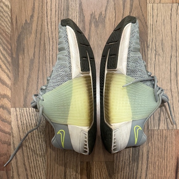 Nike Gray Sneakers with Lime Accents - Picture 3 of 5